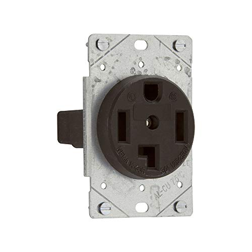 Eaton إيتون 1257-SP 3-قطب، 4-سلك 30-أمبير 125/250-فولت مخرج طاقة مجوف، أسود - Image 2