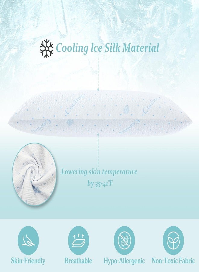 Dreamood Cooling Body Pillow Firmer 3200g 100% Shredded Memory Foam Body Pillows for Adults Side Sleeper Pregnancy Full Body Pillow 20x54 inch Adjustable with Washable Cover - Image 5