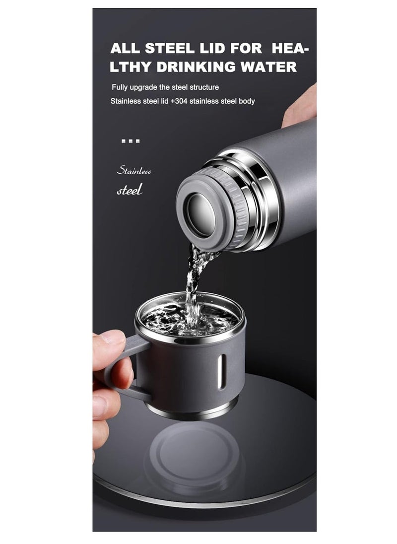 TIGER NEW Vacuum Insulated Flask 500ml/17.6oz Stainless Steel Thermo-Bottle with Cup – Keeps Drinks Hot & Cold, Ideal for Coffee, Water, and Beverages – Durable and Leak-Proof Design - Image 5