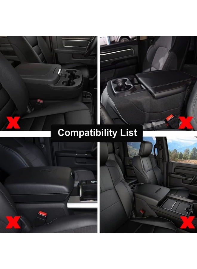 GIANT PANDA Center Console Cover for RAM 2002-2012 with Jump Seat, Fits Dodge RAM 1500, 2500, 3500 - Image 4