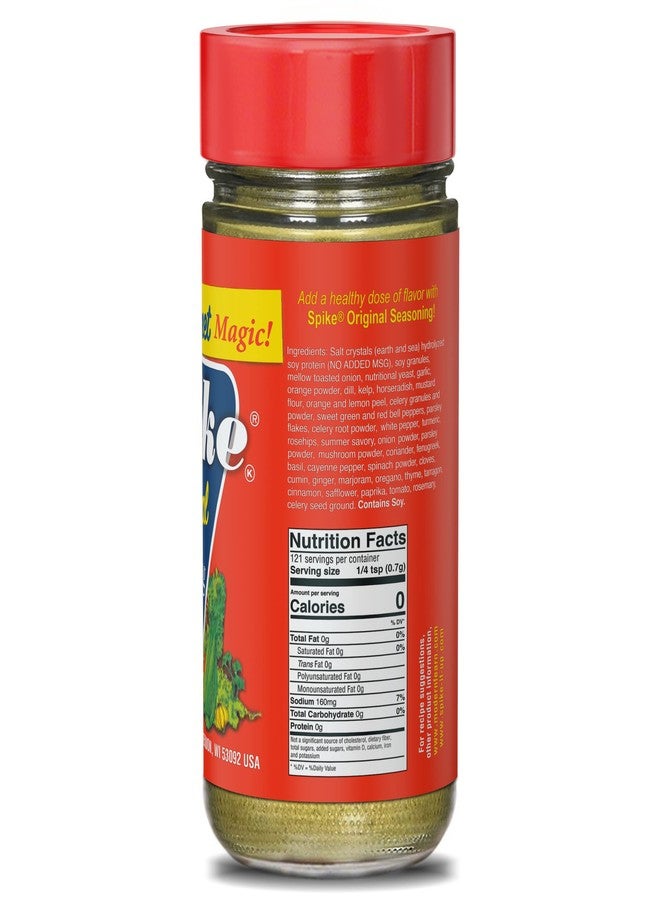 Spike Original All-Purpose Seasoning, All Natural, Low Sodium, No Sugar, No MSG, Zero Calories, Vegan (6 Pack - 3 Oz Each) - Image 3