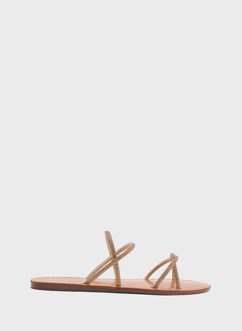 ايلا صندل مسطح كاجوال - Image 1