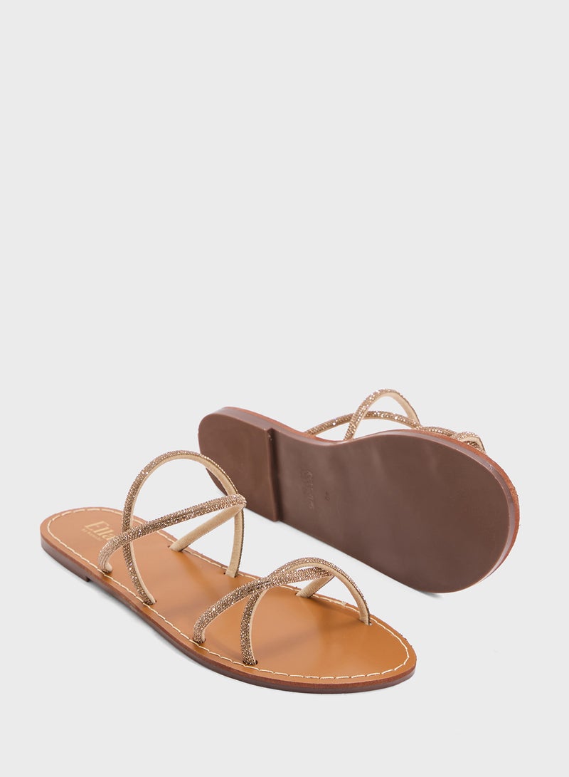 ايلا صندل مسطح كاجوال - Image 3