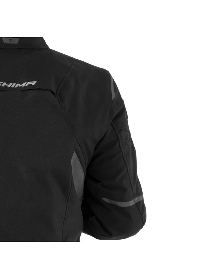 SHIMA RUSH 2.0 Men Black 3 Layer Textile Motorcycle Waterproof Jacket - Image 5
