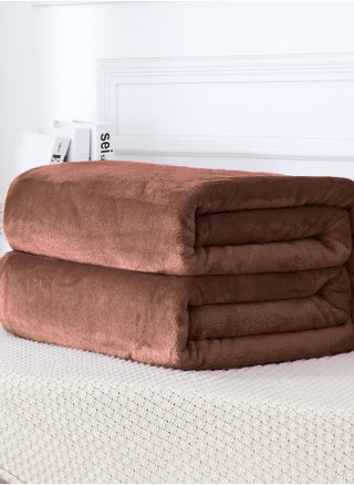 Solid Color Cloud Sable Blanket Office Nap Blanket Air Conditioned Roof Blanket Flannel Blanket Brown - pzsku/Z123E65A2E72CD69F7582Z/45/_/1697422744/f8fac380-d0cf-4bf8-adf5-5fbdeb9d2483