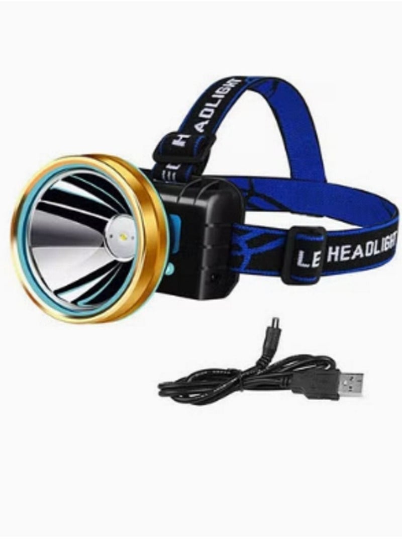 Generic Led Headlamp Mounted On The Head, Rechargeable Battery  - Image 1