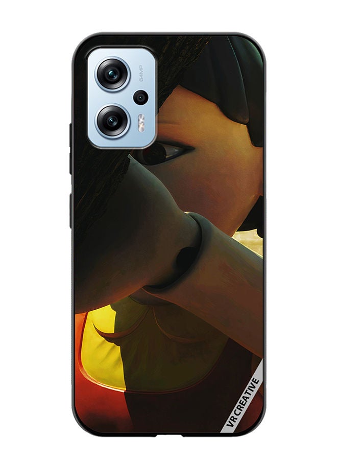 VR CREATIVE Protective Case Cover For Xiaomi Poco X4 GT Squid Game Girl Statue Design Multicolour - Image 1