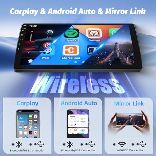 Roinvou [8 Core 4+64G] Car Radio for Hyundai Elantra 2014-2016, 9" HD Touchscreen for Elantra Car Stereo Wireless CarPlay Android Auto, Bluetooth 5.0, 32EQ, 1280 * 720, GPS Navigation, Backup Camera - Image 4