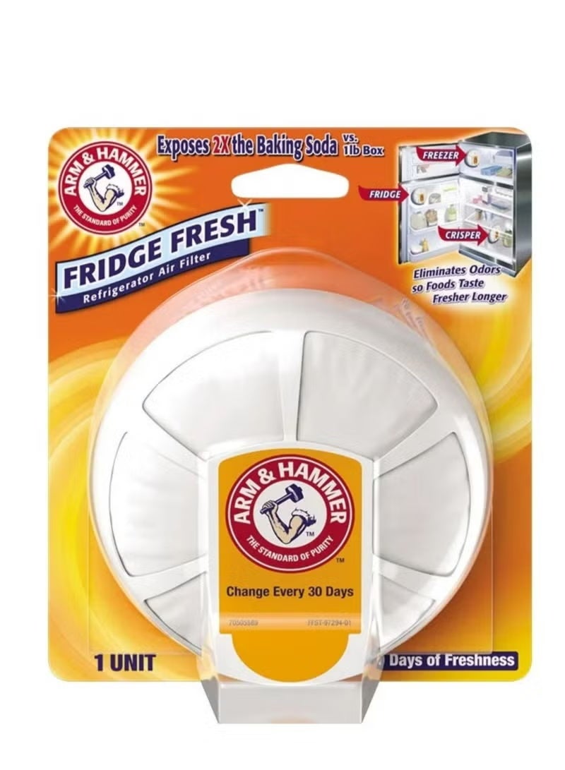 Arm & Hammer Fridge Fresh Refrigerator Air Filter Refrigerator And Freezer Odor Eliminator - Image 1