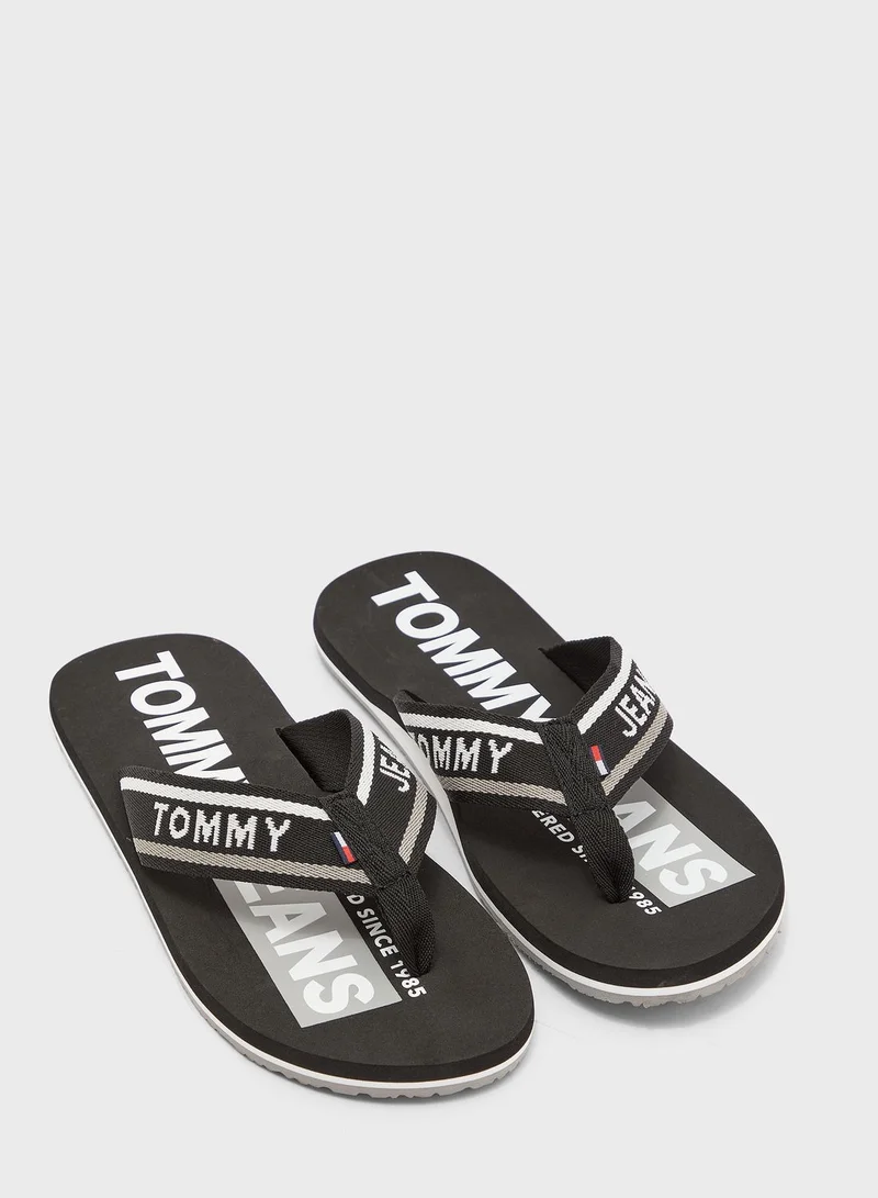 TOMMY JEANS Logo Flip Flop