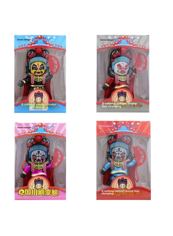 Tiktok Sichuan Opera Face-changing Doll Facial Makeup Special Decoration Doll Face-changing Tourist Souvenir Gift Direct Supply-Color:701 Two Boxes Of Random Models-Height:16cm - Image 1