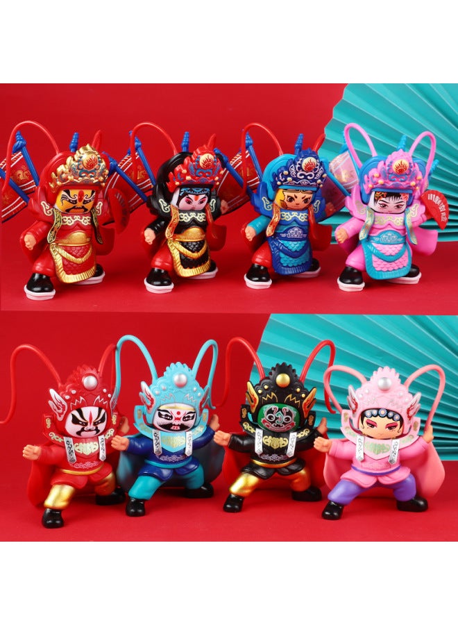 Tiktok Sichuan Opera Face-changing Doll Facial Makeup Special Decoration Doll Face-changing Tourist Souvenir Gift Direct Supply-Color:701 Two Boxes Of Random Models-Height:16cm - Image 2