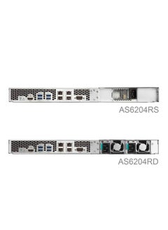 asustor Asustor AS6204RS Rackmount 4 BAY NAS 12TB (4x 3TB) Intel Celron 4GB DDR3  - Image 2