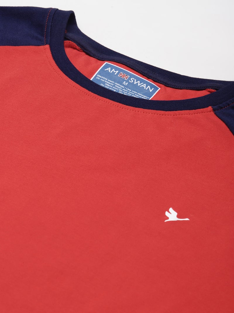 amswan PREMIUM COTTON REGLAN HALF SLEEVE CREW NECK T-SHIRTS - Image 2