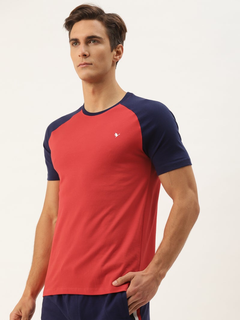 amswan PREMIUM COTTON REGLAN HALF SLEEVE CREW NECK T-SHIRTS - Image 3