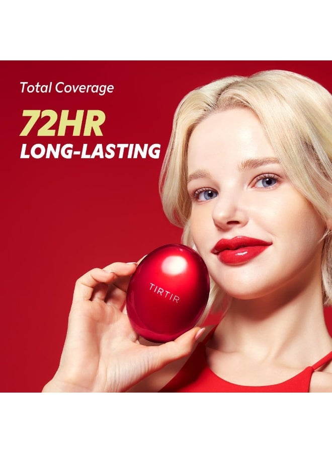 ترتر تيرتير كريم أساس ريد كوشن 21N آيفوري – تغطية كاملة خالية من العيوب مع فوائد للعناية بالبشرة | ترطيب، خفيف وطويل الثبات | يوحد لون البشرة ويقلل العيوب - Image 4