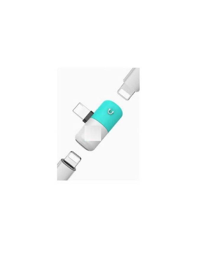 Generic - 2-In-1 Interface Mini Dual Lightning Splitter Adapter - Image 1