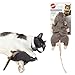 SPOT Big Mouse Bertha Cat Toy with Catnip Lifelike Plush Mouse Crinkle Sound Large 7in Size for Cuddling Chasing Playing Assorted Colors - Image 3
