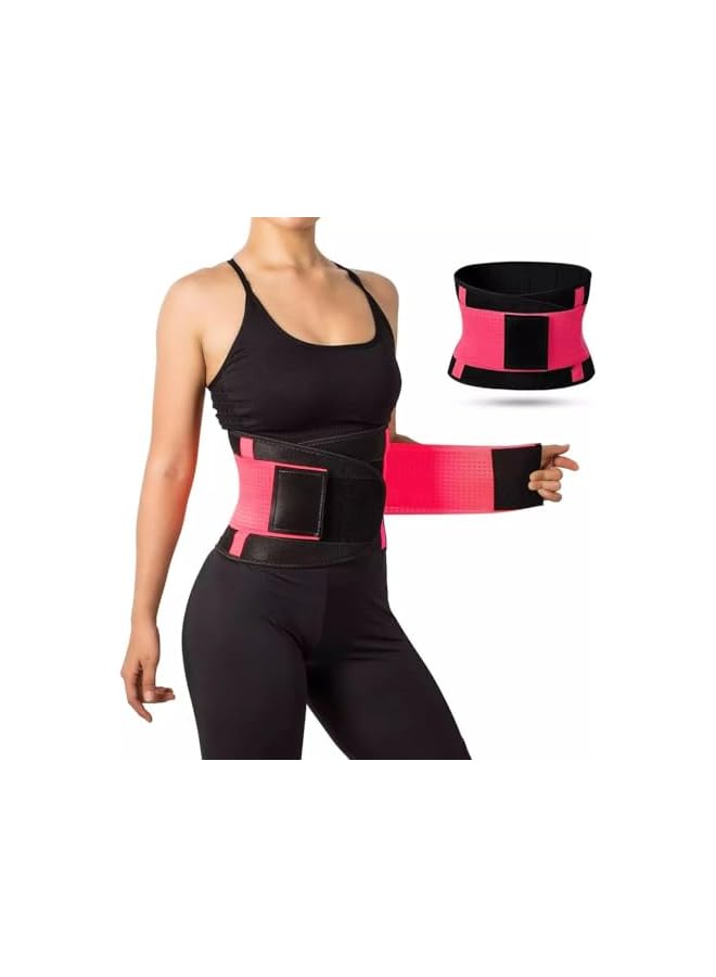 S-TOP Waist Trainer for Women, Belt with Hard Support and Adjustable Extra Elastic Straps, Workout Slimming Belt with Sauna Effect for Men and Women, Size S - Image 4