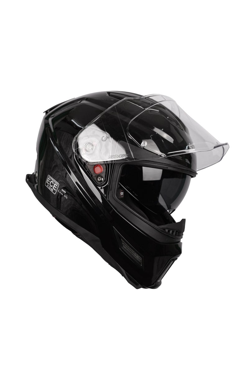 SMK SMK Bionic Adult Solid Black GL 200 Full Face DOT & ECE Certified Helmet - 70009 - Image 1