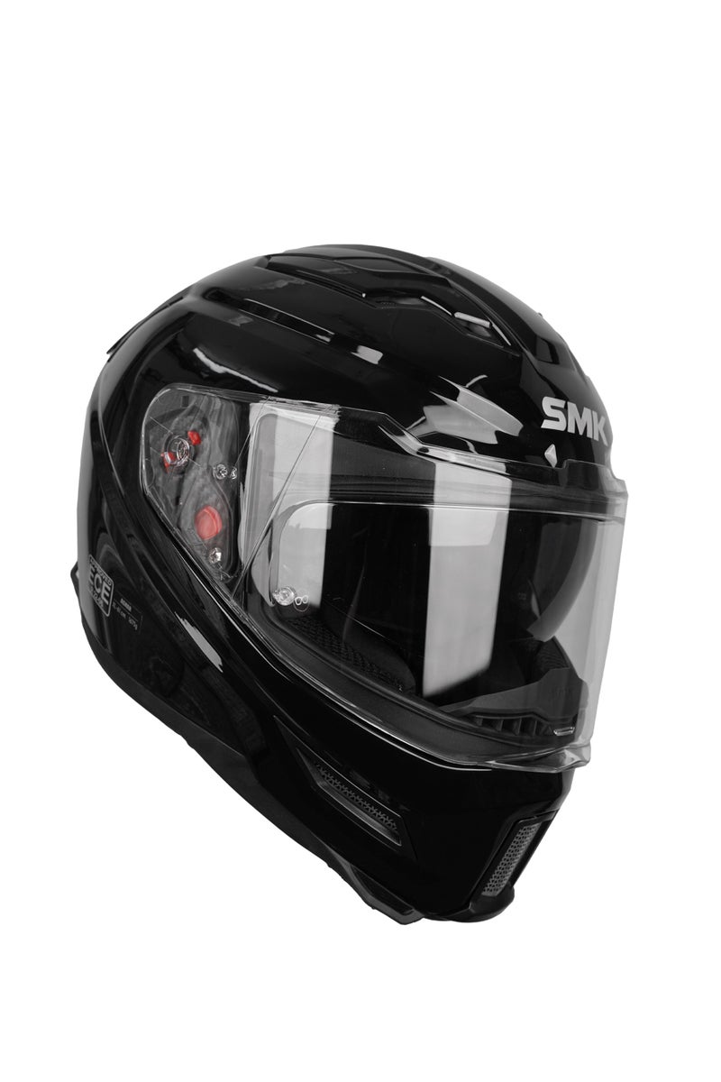 SMK SMK Bionic Adult Solid Black GL 200 Full Face DOT & ECE Certified Helmet - 70009 - Image 2
