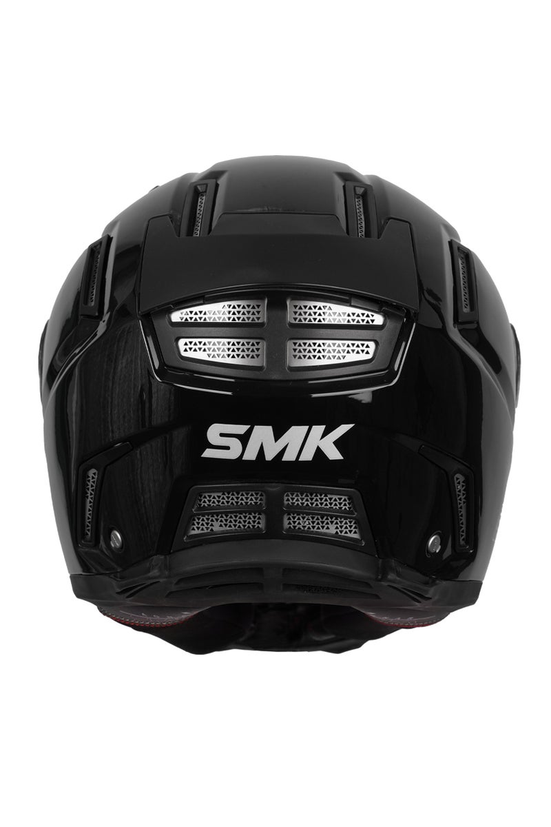 SMK SMK Bionic Adult Solid Black GL 200 Full Face DOT & ECE Certified Helmet - 70009 - Image 4