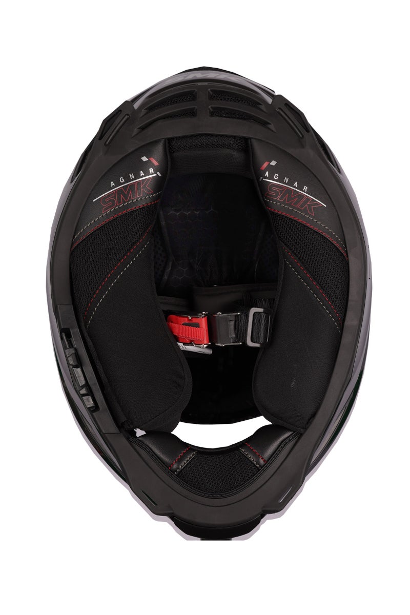 SMK SMK Bionic Adult Solid Black GL 200 Full Face DOT & ECE Certified Helmet - 70009 - Image 5