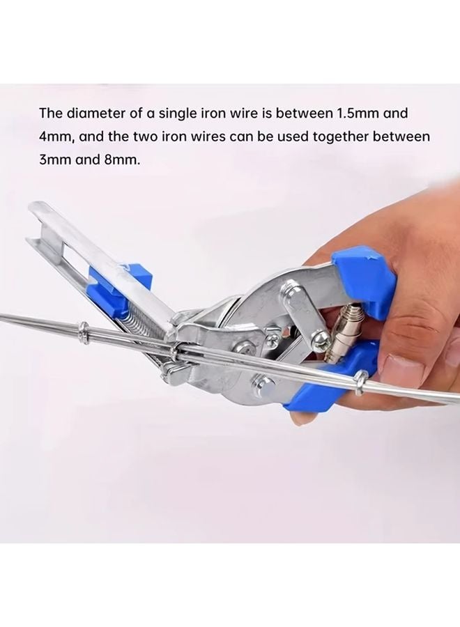 Clamp With 600 Nails Animal Cage Hog Ring Pliers Tool M Clips Staples Chicken Mesh Wire Fencing - Image 4