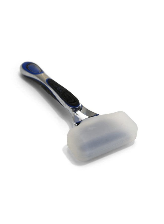 Coghlan's Oghlan'S Silicone Razor Covers Dishwasher Safe Blue And Clear 2 Pack - Image 1