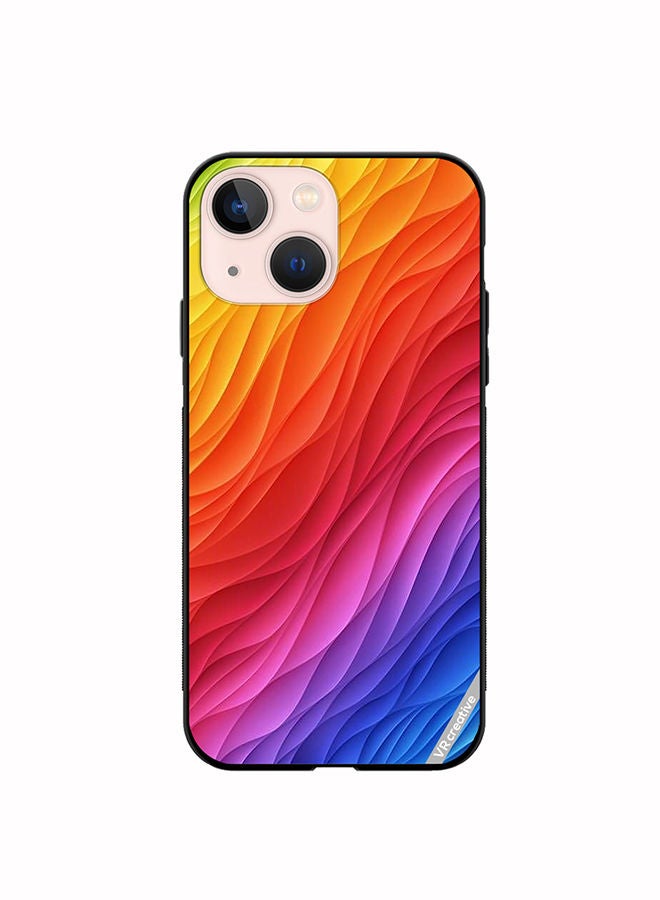 VR CREATIVE Protective Case Cover For Apple iPhone 14 Plus Layers Design Multicolour - Image 1