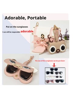 Y&D Sunglasses Bag Eyeglass Case,Portable Slim Travel Sunglasses Pouch,Anti-Stress Sun Glasses Storage Bag With Lanyard,Glasses Protective Case,Spectacle Case  - Image 2