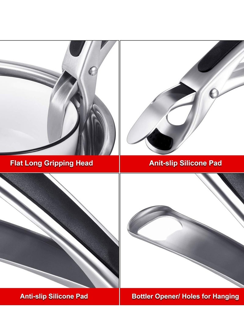 KASTWAVE قبضة صحن متوافقة مع ملحقات وعاء الطبخ الفوري، مقبض صواني القلي الهوائية، جهاز استرجاع الأطباق الساخنة للميكروويف وفرن التوست والمبخرة - Image 5