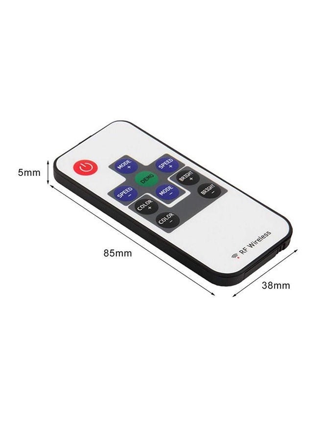 NIBEMINENT Mini RF Remote Controller For 3528/5050 RGB LED Strip Lights White - Image 4