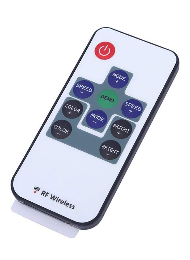 NIBEMINENT Mini RF Remote Controller For 3528/5050 RGB LED Strip Lights White - Image 2