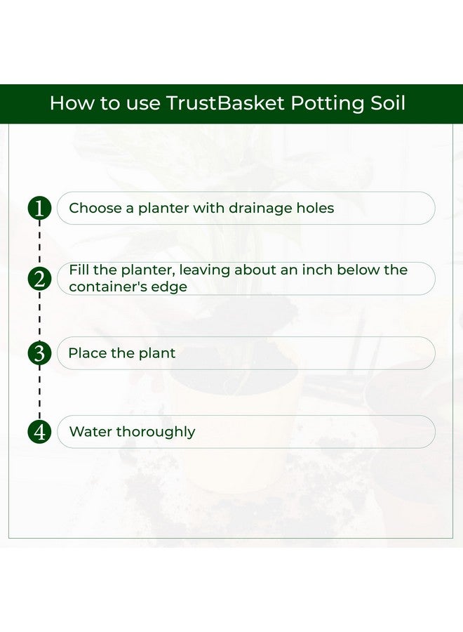 TrustBasket خليط زراعة سحر الأرض من ترست باسكت - 1 كجم | 100% طبيعي | زراعة | خليط تربة للنباتات في الأصص | سماد للزراعة المنزلية | بدون رائحة - Image 4