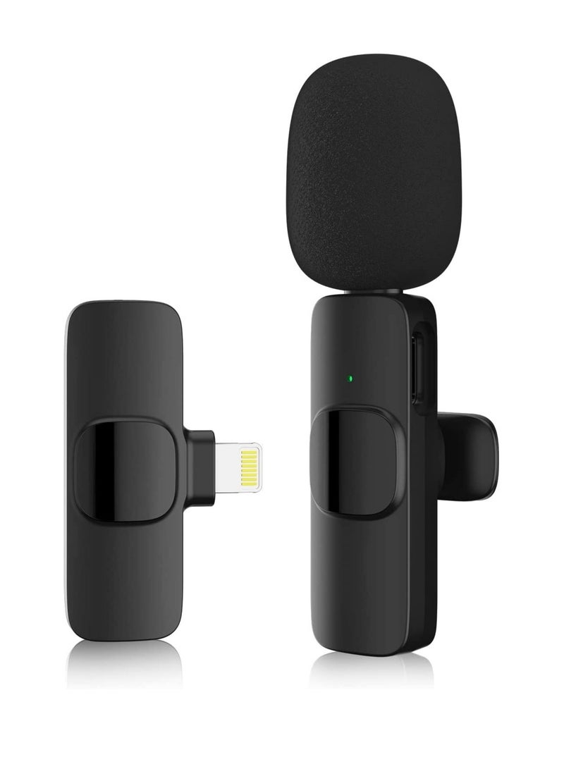 2 in 1 iphone or type-c Wireless Lavalier Microphone For IPhone, Plug Play, Portable Audio Video Recording Mic for Youtube, Live Stream, Vlog, Interview, Laptops PC - Image 1
