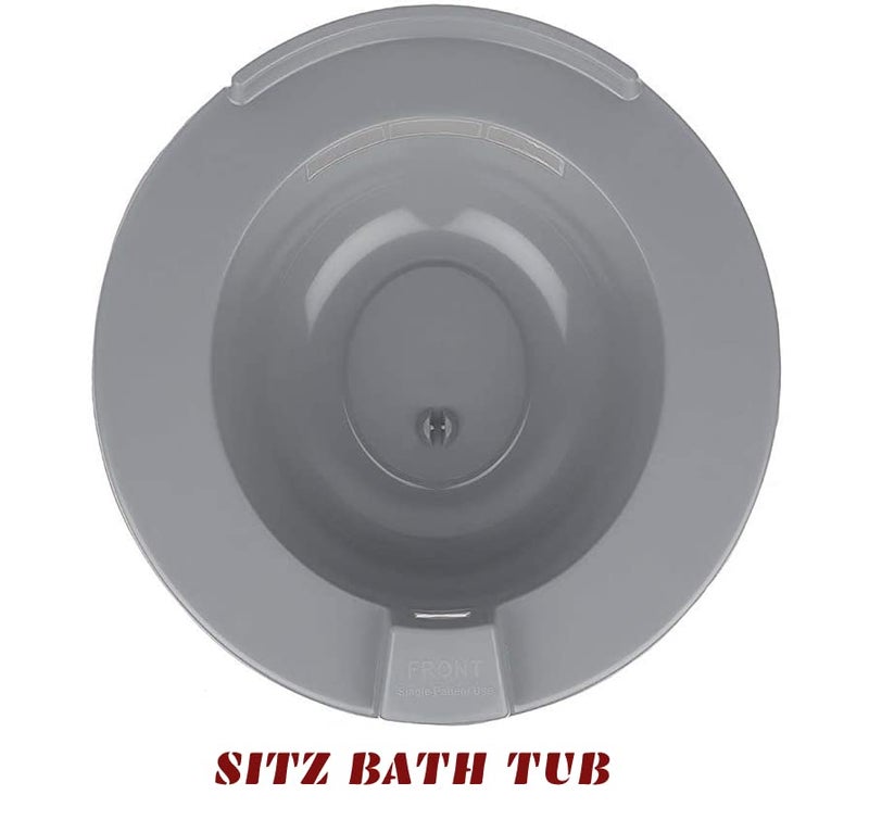 Rilekh Sitz bath Tub Only for Toilet Seat - Sitz Bath for Postpartum Care Sits Bath Kit for Women, Deeper Bowl - Image 3