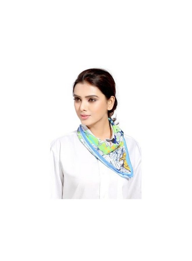 LookTrendyNow Satin Silk Scarf Combo Head Band Mask For Men and Women |50X50 cm| Pack of 2 - Image 4