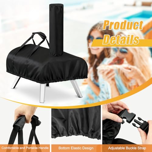TwoPone Pizza Oven Cover for Ooni Karu 12,TwoPone Waterproof Pizza Oven Accessories Carry Cover for Outdoor - Image 2
