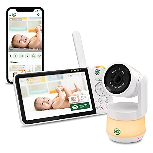 LeapFrog LF925HD Baby Monitor with Camera and Audio,1080p WiFi Remote Access Baby Monitor, 360° Pan & Tilt Camera, 8X Zoom, 5” 720p HD Display, Color Night Light &Vision, Two-Way Talk - Image 2