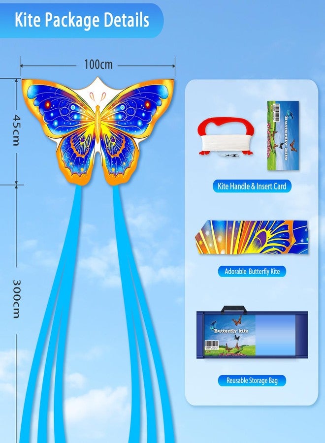 YFAFENGS 2 Pack Kites for Kids-Small Butterfly Kites for Kids Ages 8-12 Easy to Fly, Beach Kites for Beach Park Outdoor Activities, Gifts for Easter and Festival - Image 3