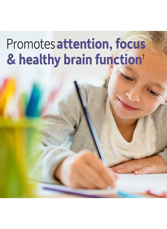 Garden of Life - Dr. Formulated Attention And Focus For Kids, Supplement Promotes Healthy Brain Function 60 Count - Image 1