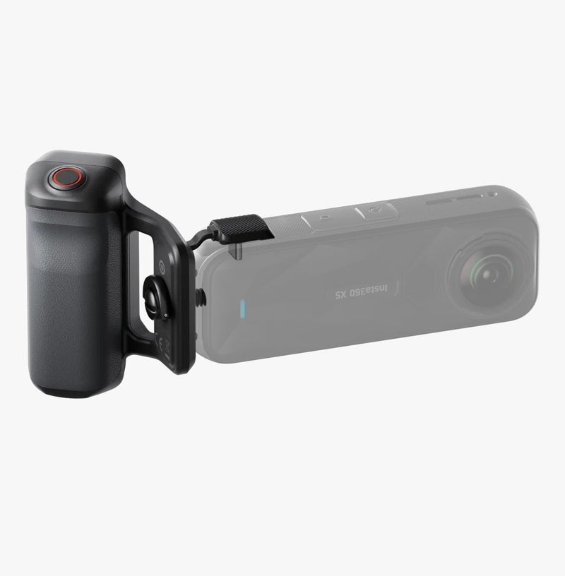 Insta360 X5 - X4 Air Wireless Photography Grip – Bluetooth Camera Control, Instant One-Button Capture, Comfortable Anti-Slip Handle, Steady Grip for Vlogging, Travel & Action Recording Black - Image 1