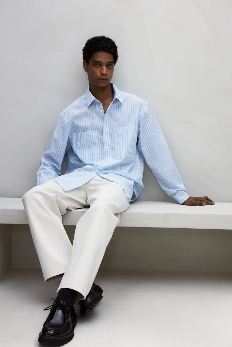 H&M Loose Fit Poplin shirt
