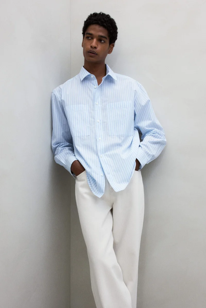 H&M Loose Fit Poplin shirt