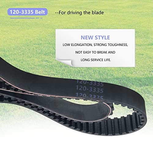 Ytpoools 120-3335 Synchronous Belt Compatible with Toro Timemaster & Exmark 30 inch Lawn Mower Tractors, 44" x 3/4" Deck Replacement Timing Belt, Replaces for STENS 265-610 Fits 20199 20200 - Image 5