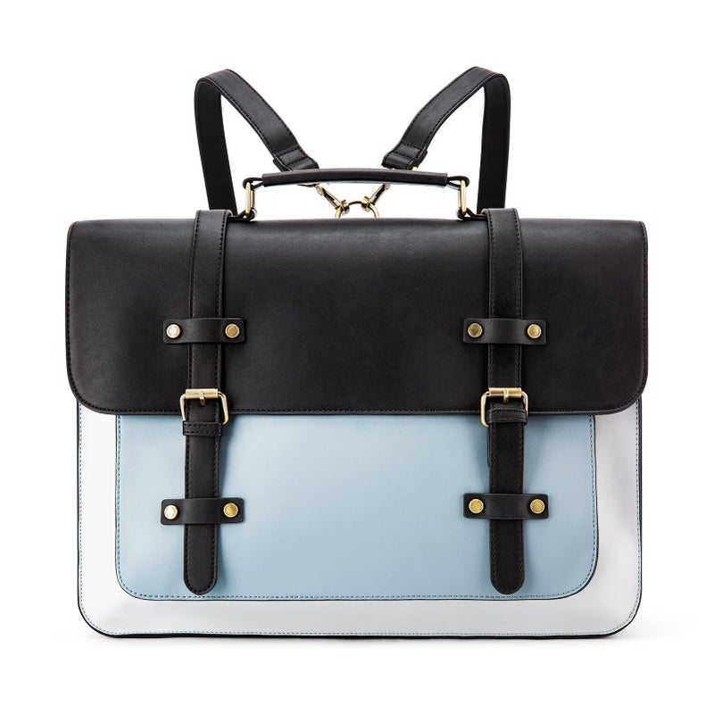 ECOSUSI Laptop Bag for Women Vegan Leather Messenger Bag Fashion Briefcase Backpack 15.6 inch Computer Satchel Bag - Image 1