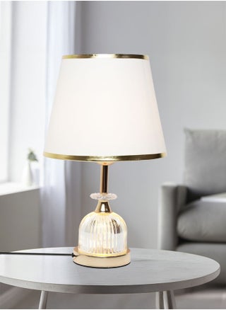 Luxury Glass Table Lamp in Gold and White - pzsku/Z12408F8E2747A7FF9D82Z/45/1750690237/61c86427-8dd1-473a-adb2-13d87f8f4db5
