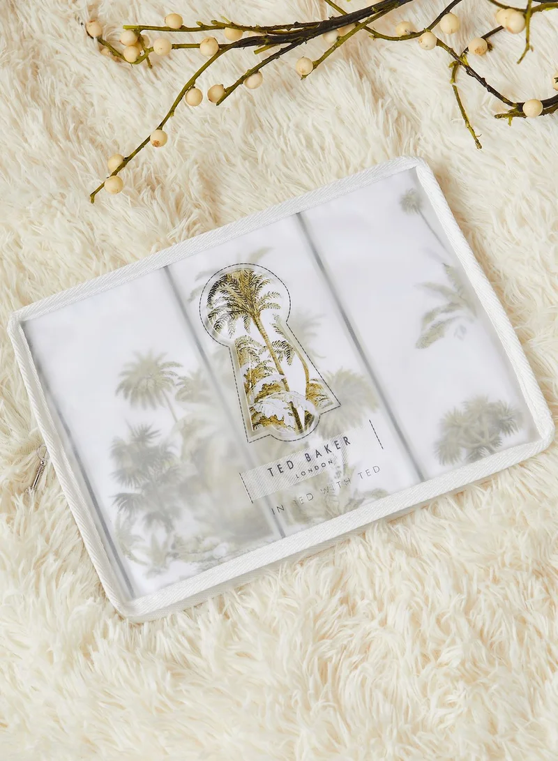 Ted Baker Laurel Olive Oxford Pillowcase Pair 48 x 74cm