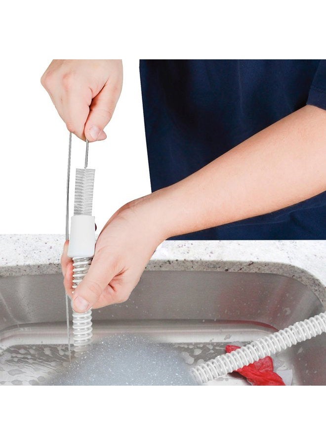 Care Touch CPAP Tube Cleaning Brush - Flexible Stainless (7 Feet) Plus Handy Brush (7 Inches) fits 16mm Diameter Tubing - Image 3